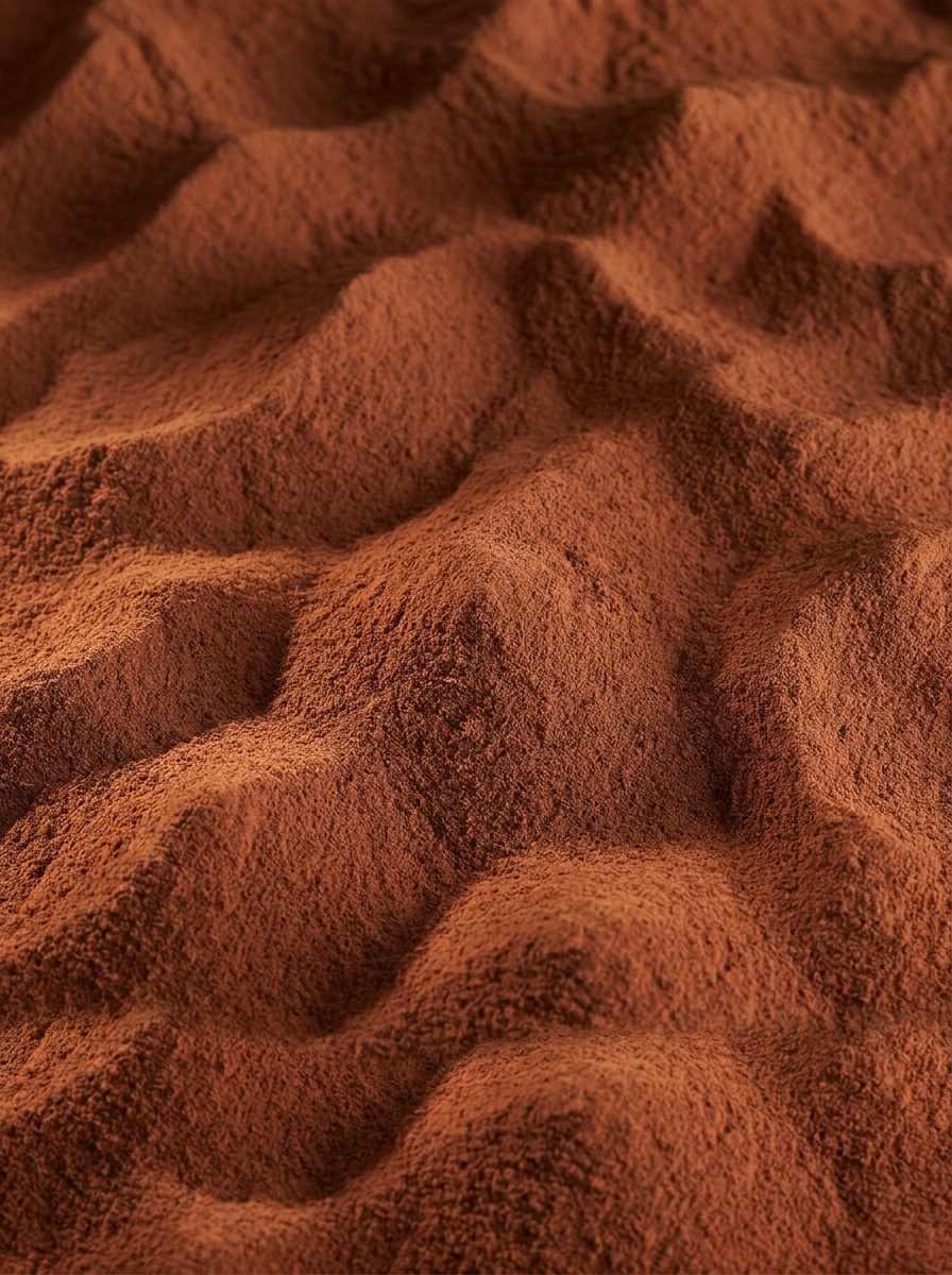 Tas de cacao en poudre